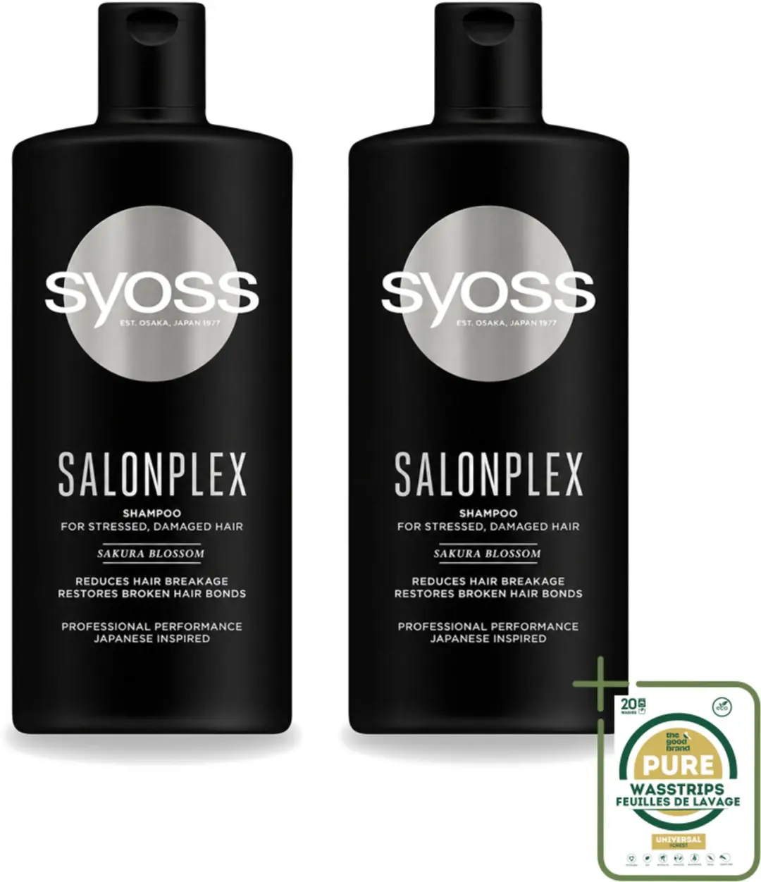 2 x Syoss Salonplex Shampoo