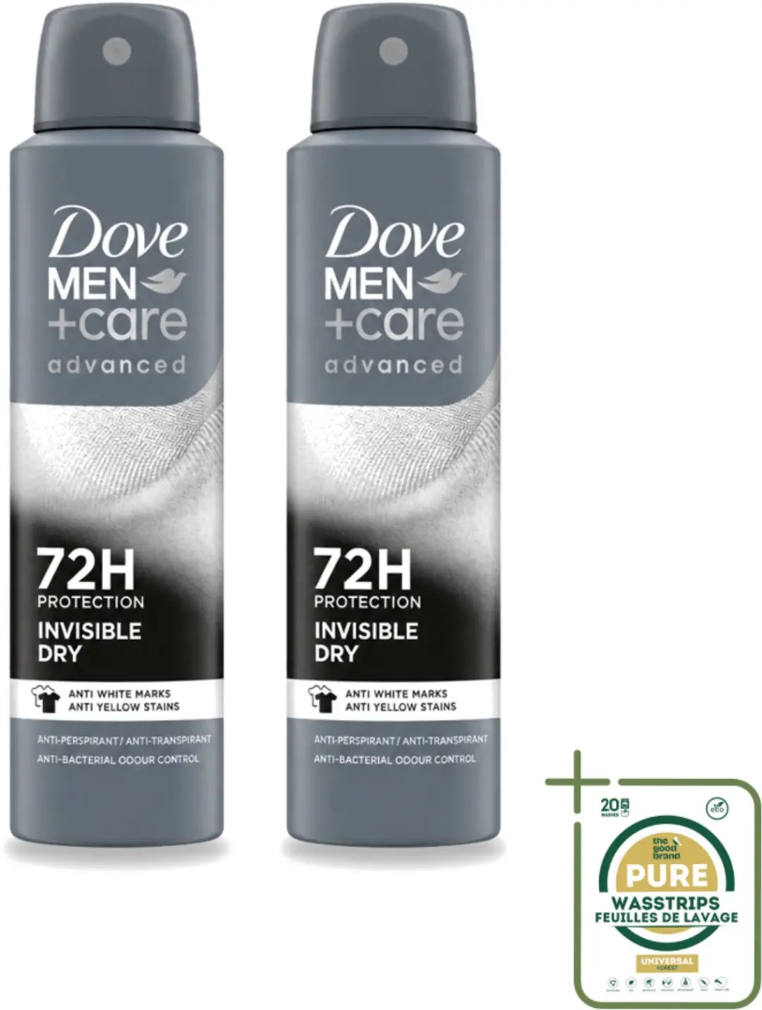 2 x Dove Men+Care