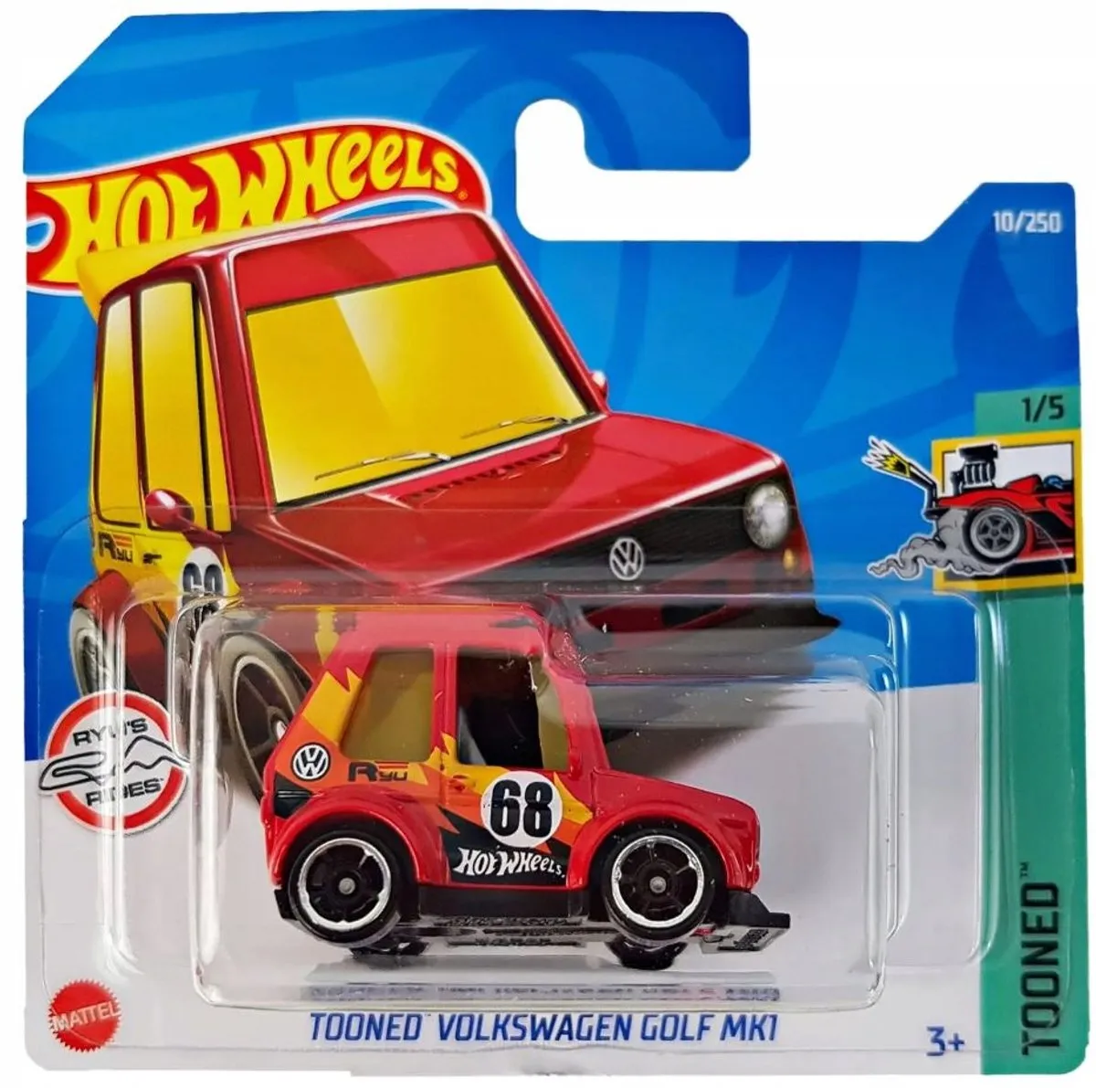 Hot Wheels Tooned Volkswagen Golf MK1 1:64