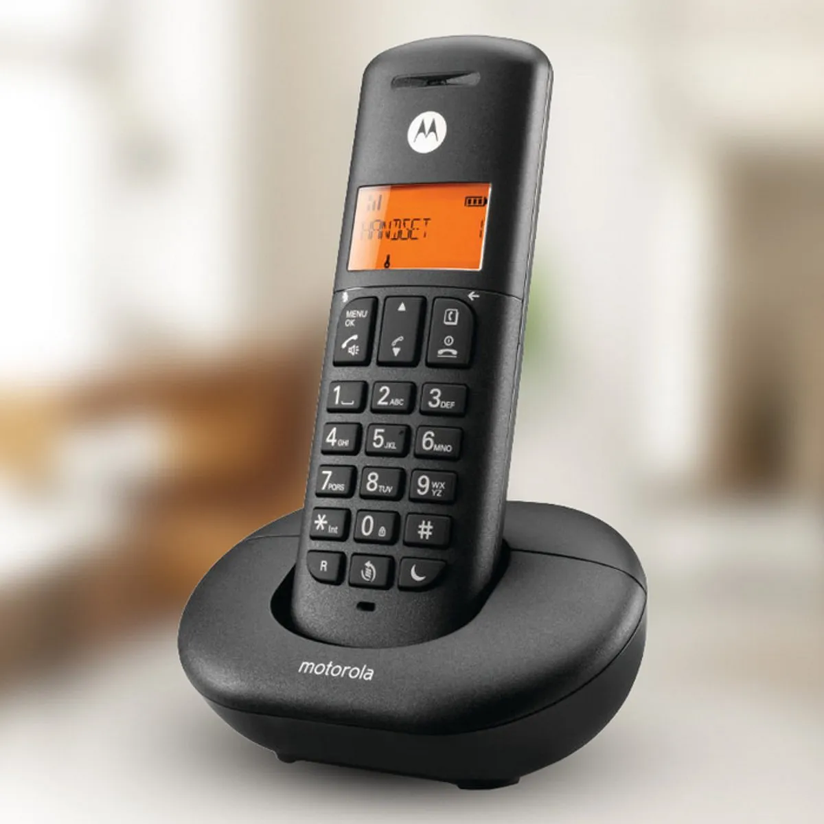 Motorola E203 DECT Telefoon - 3 Handsets Zwart