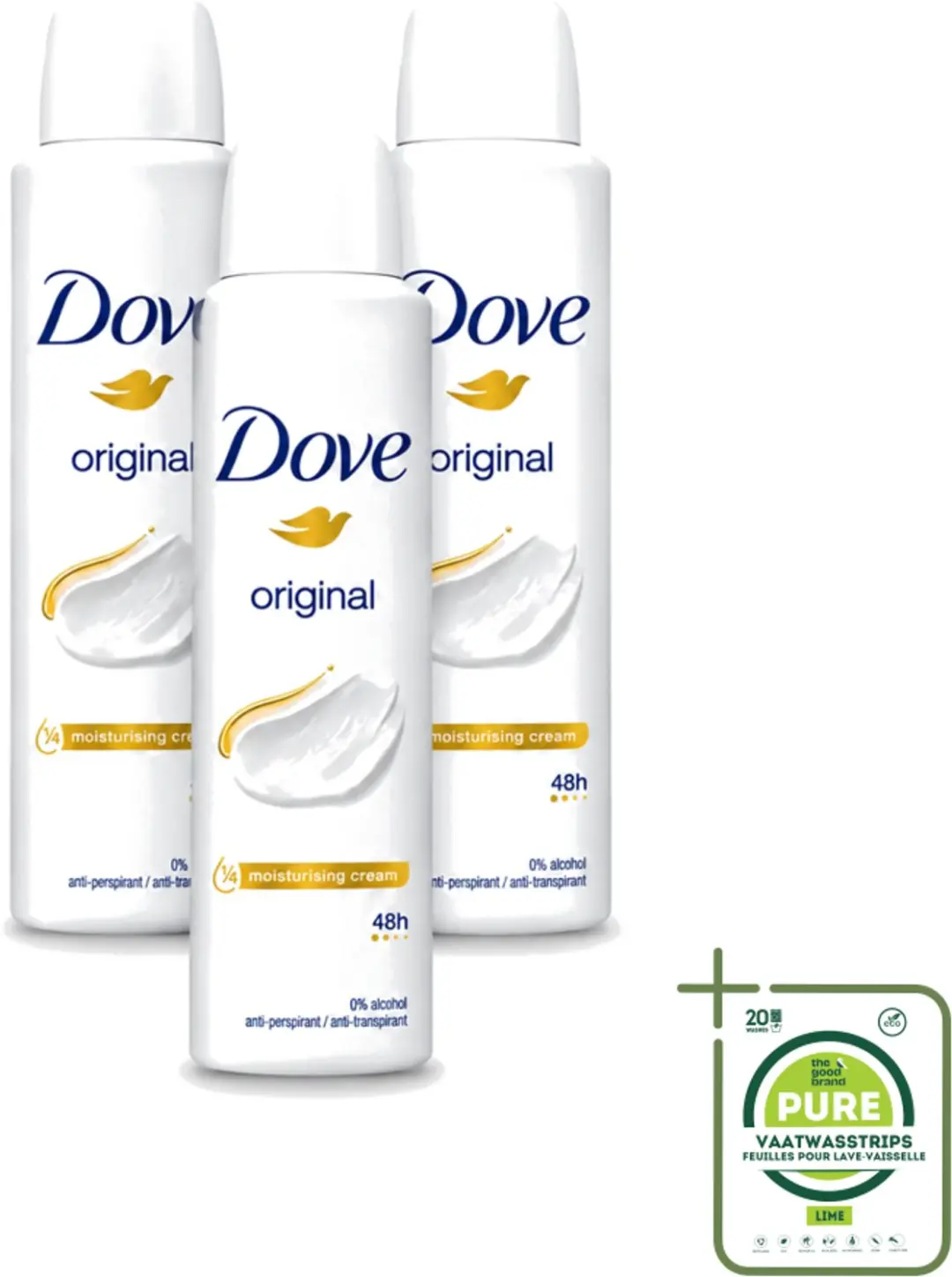 3 x Dove Original