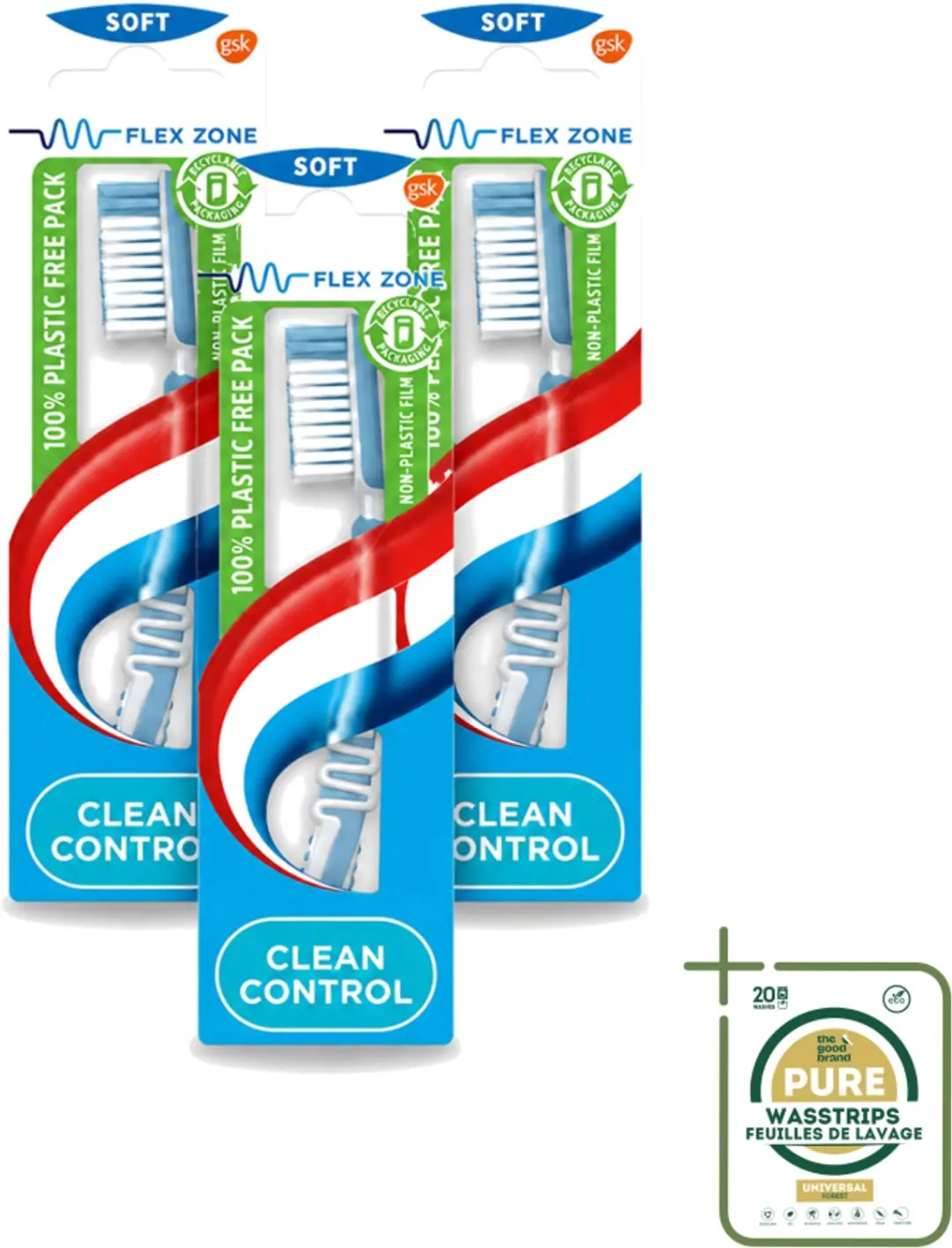 3 x Aquafresh