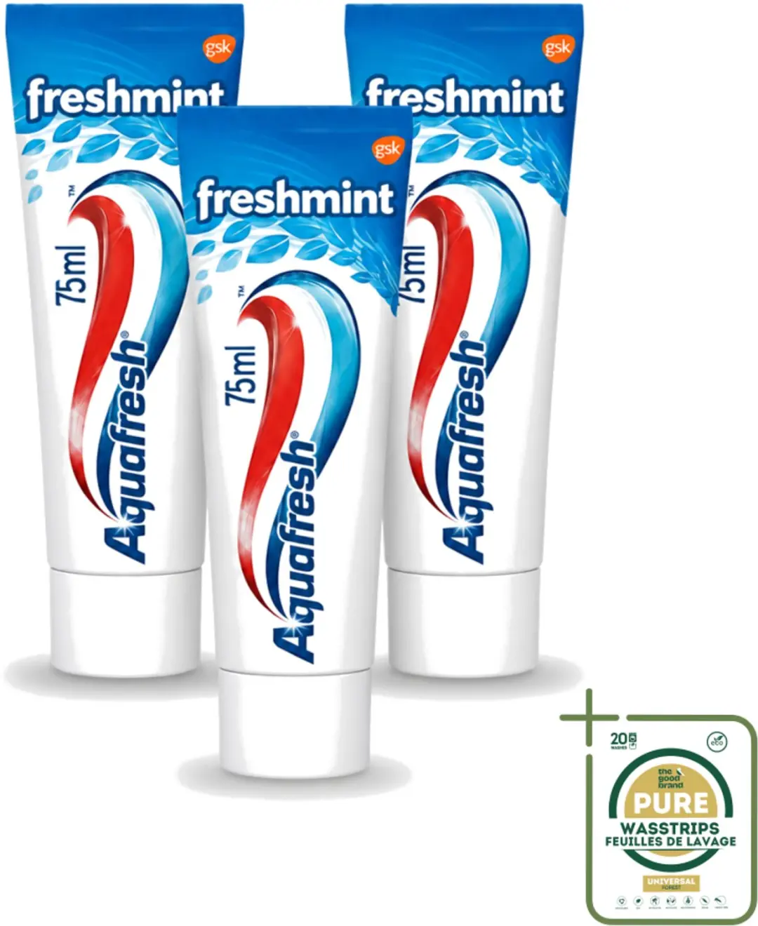 3 x Aquafresh