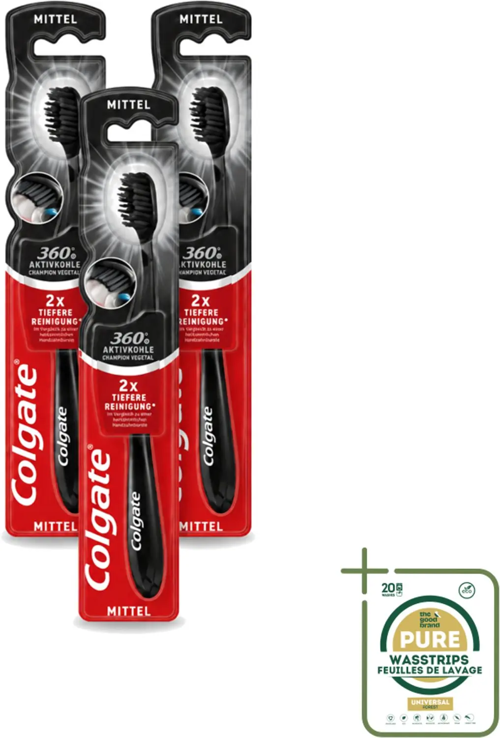 3 x Colgate