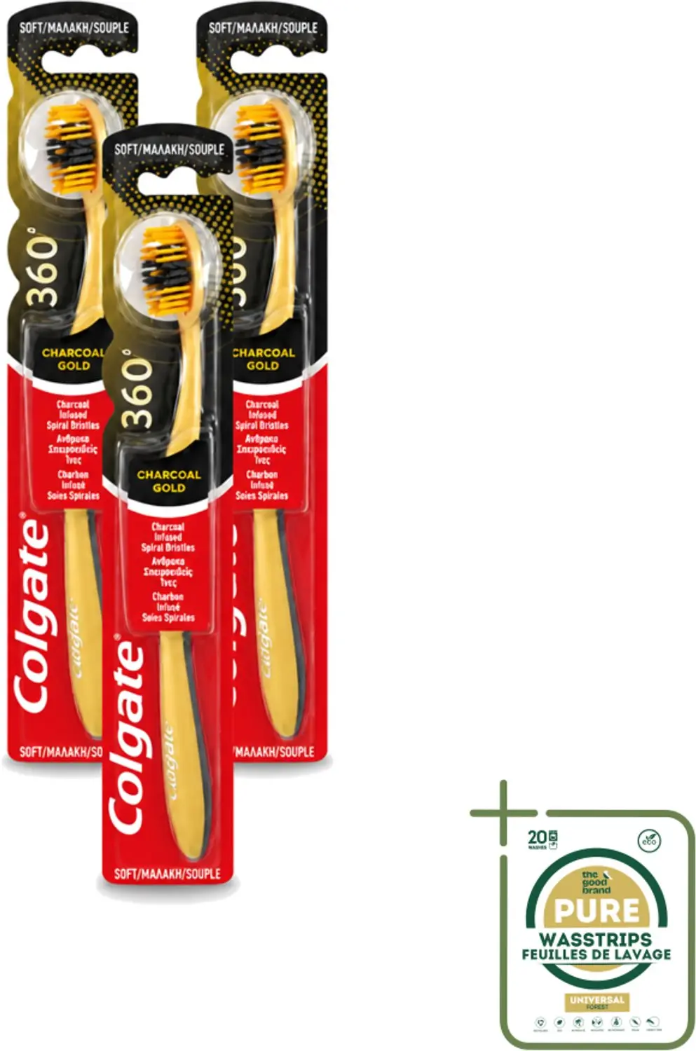 3 x Colgate