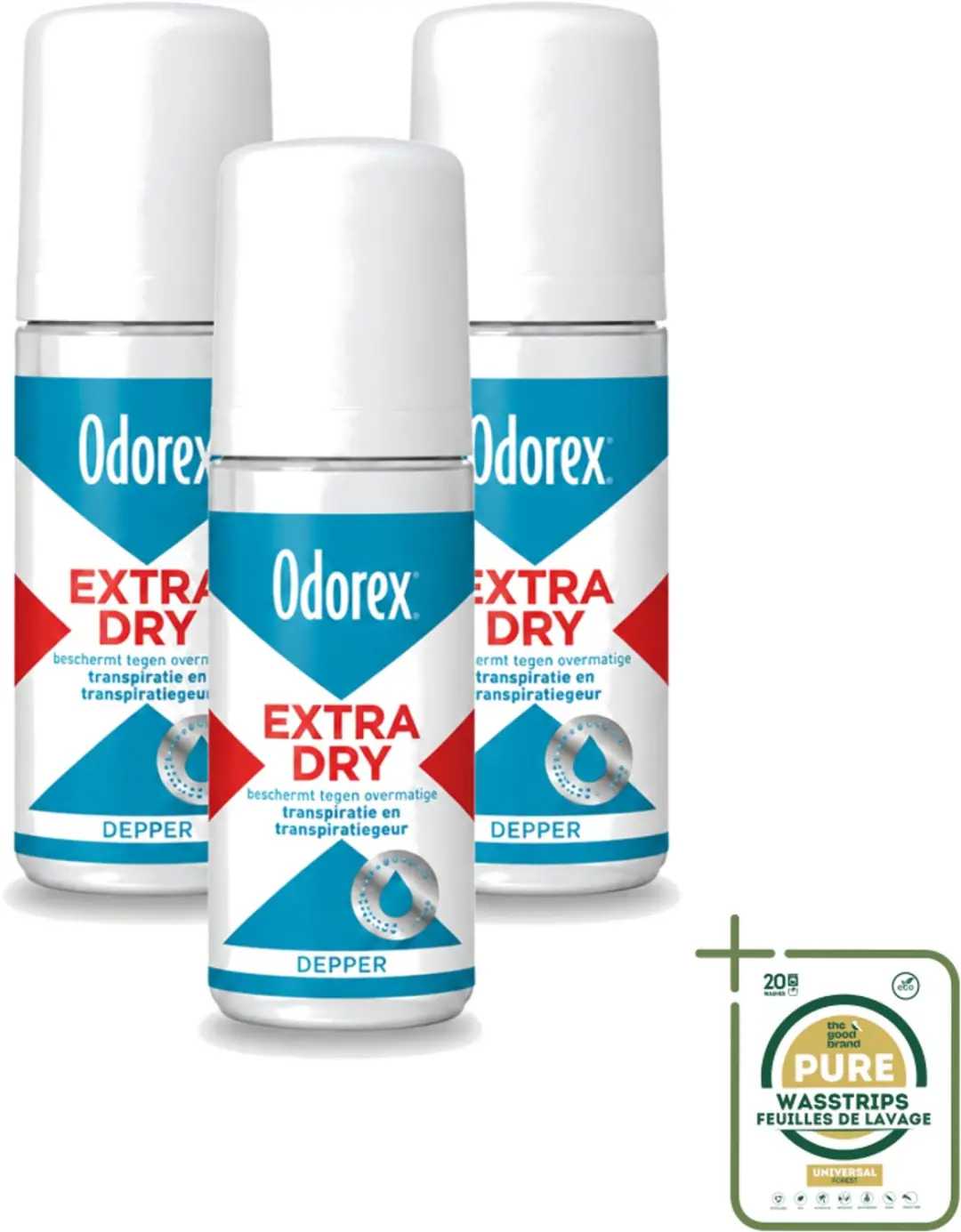 3 x Odorex Depper