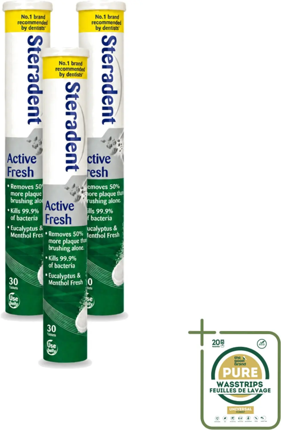 3 x Steradent