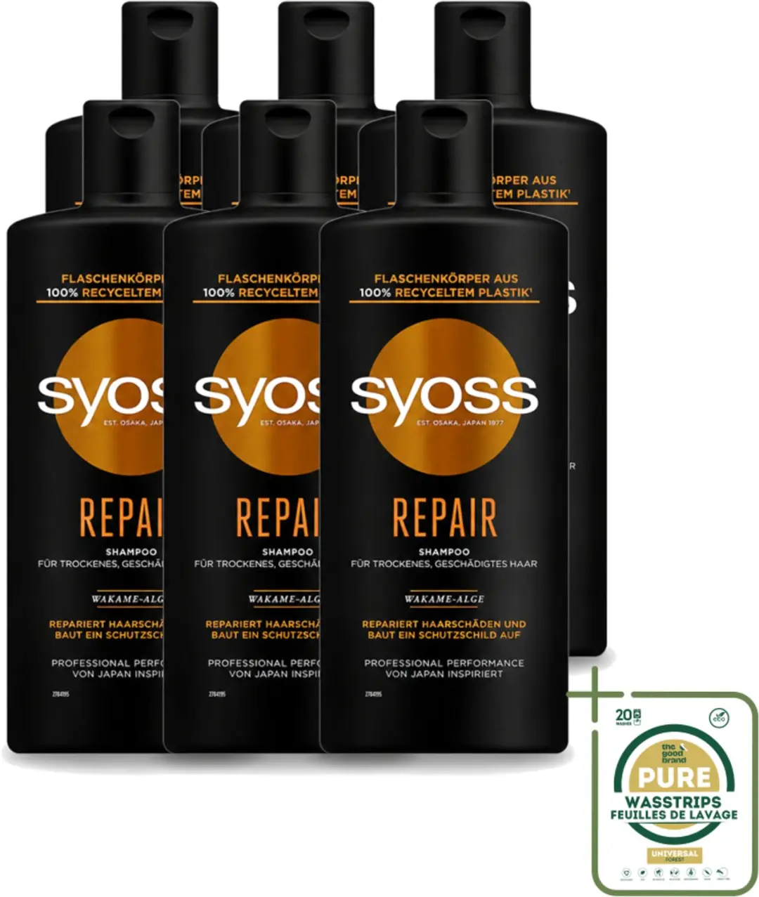 6 x Syoss Repair Shampoo