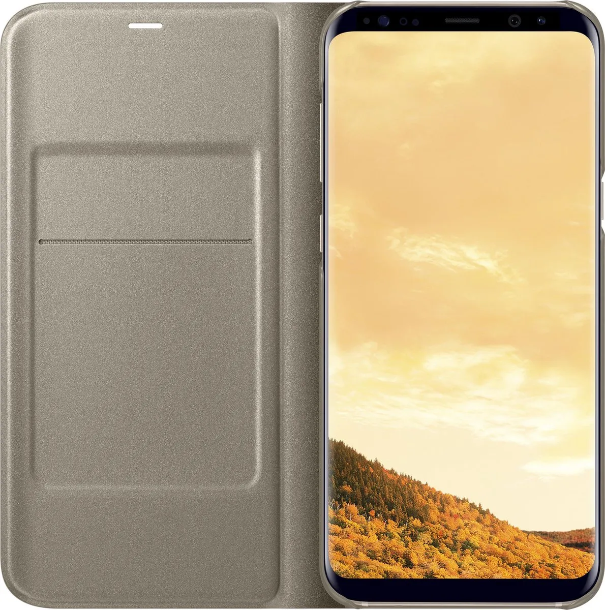 Origineel Samsung Galaxy S8 Plus Hoesje LED View Cover Goud