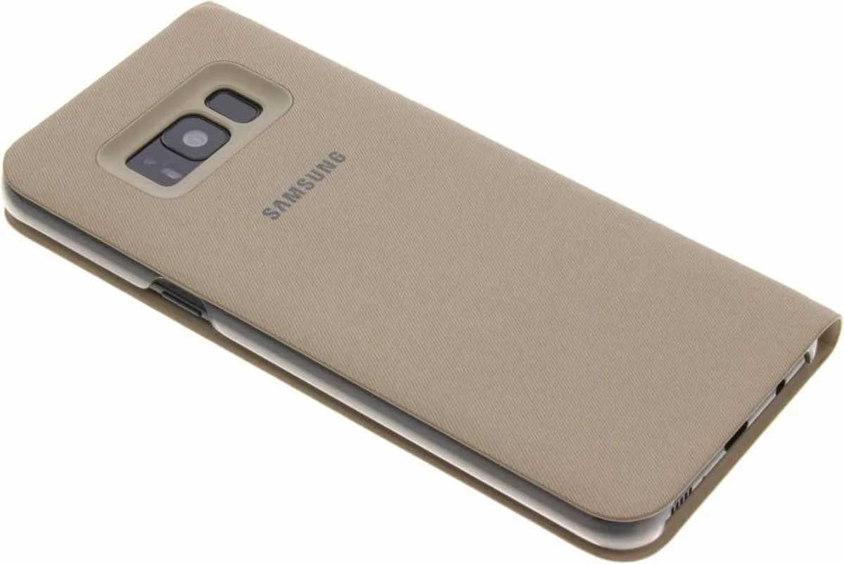 Origineel Samsung Galaxy S8 Plus Hoesje LED View Cover Goud