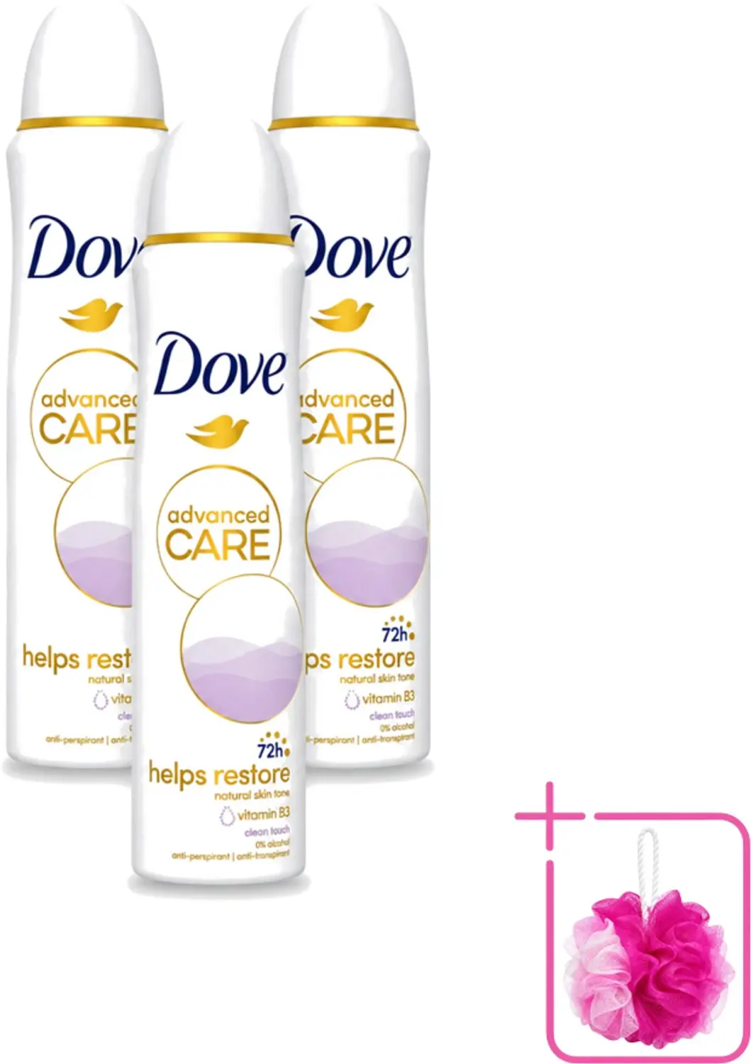 3 x Dove
