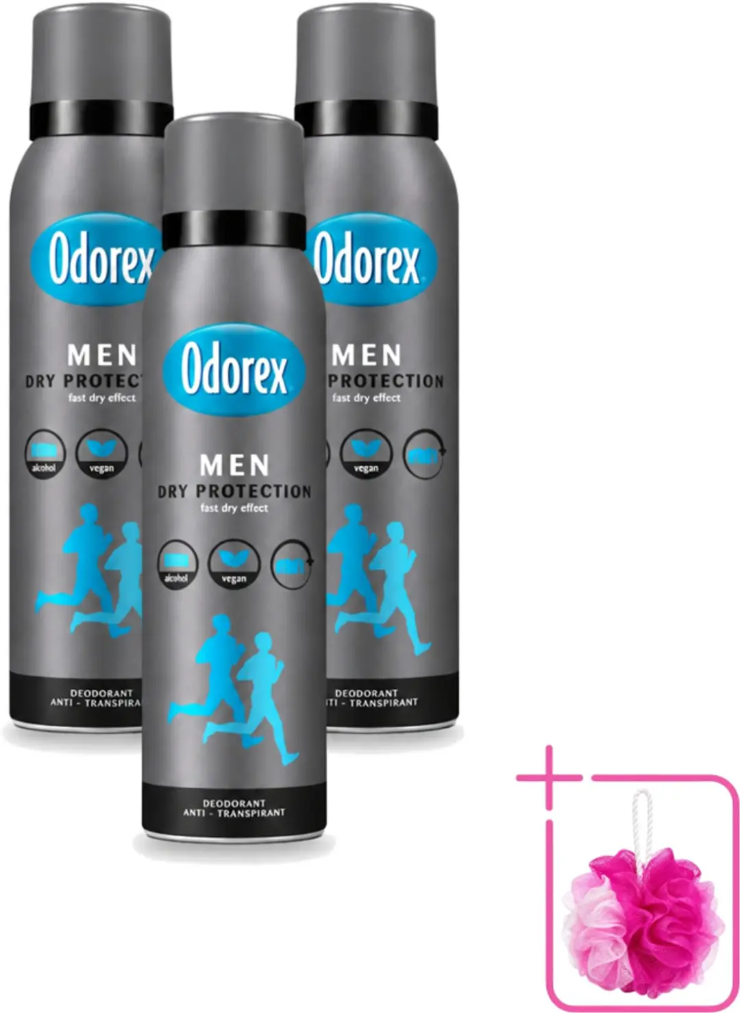3 x Odorex Men