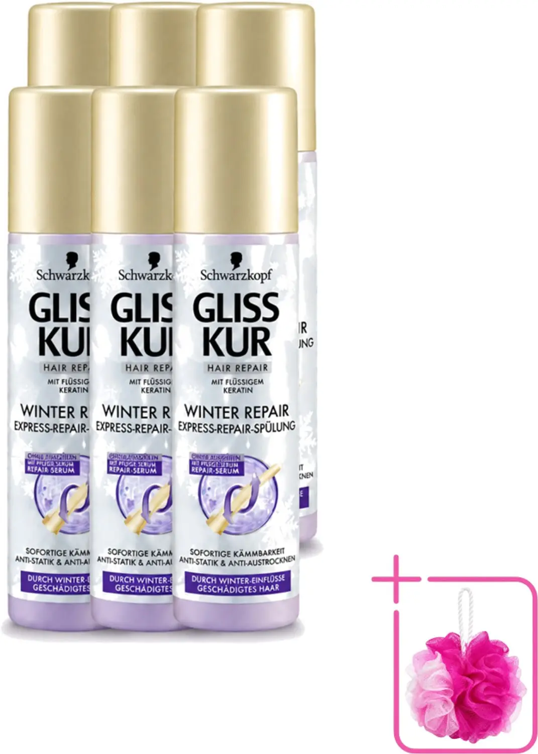 6 x Gliss-Kur