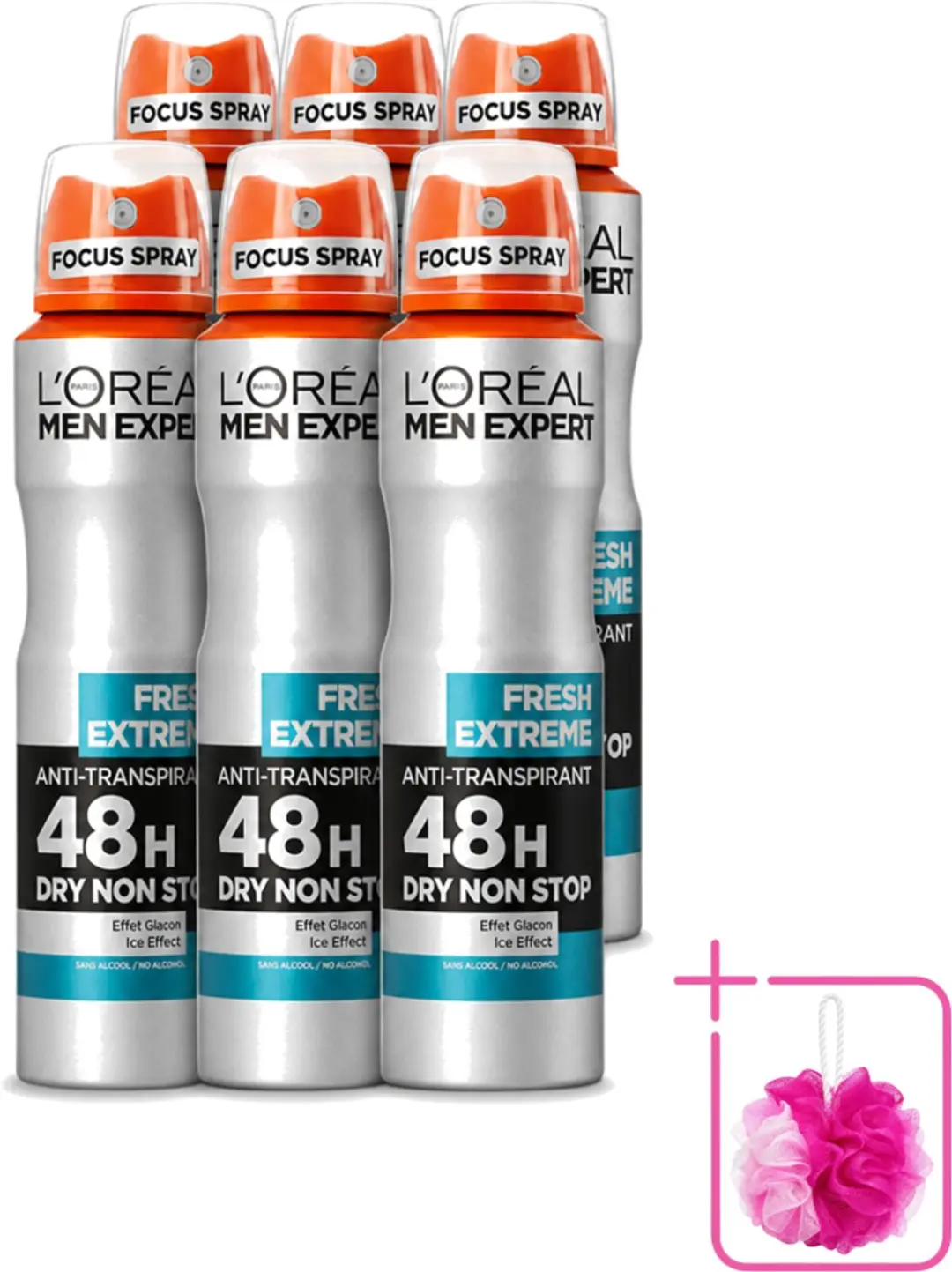 6 x L'Oréal Paris Men Expert Fresh Extreme