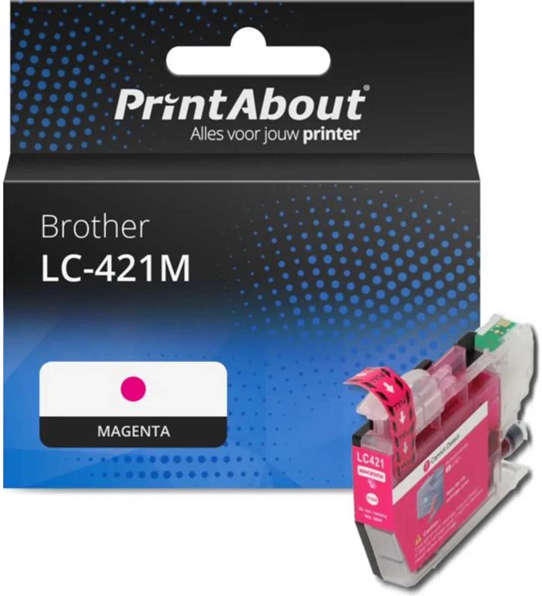 PrintAbout LC-421M-PA Inktcartridge Magenta