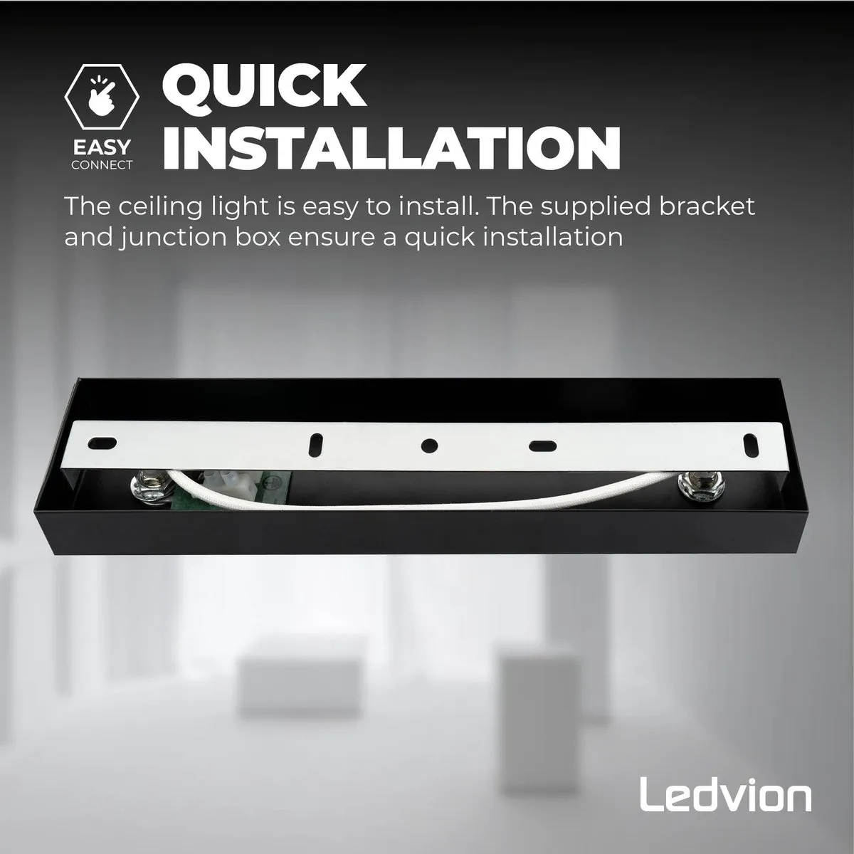 Ledvion LED Plafondspot 2-lichts GU10 - Zwart