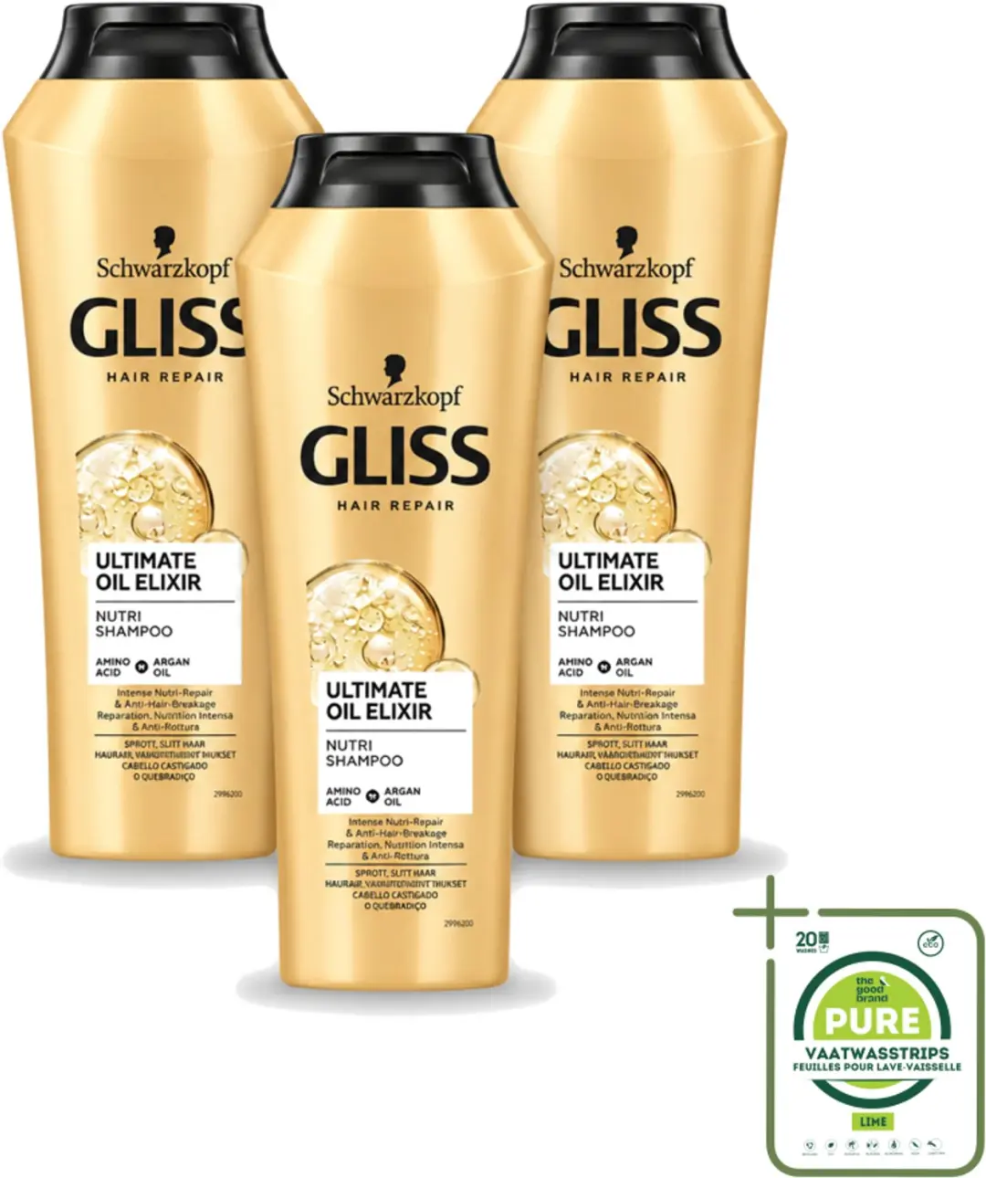 3 x Gliss Kur