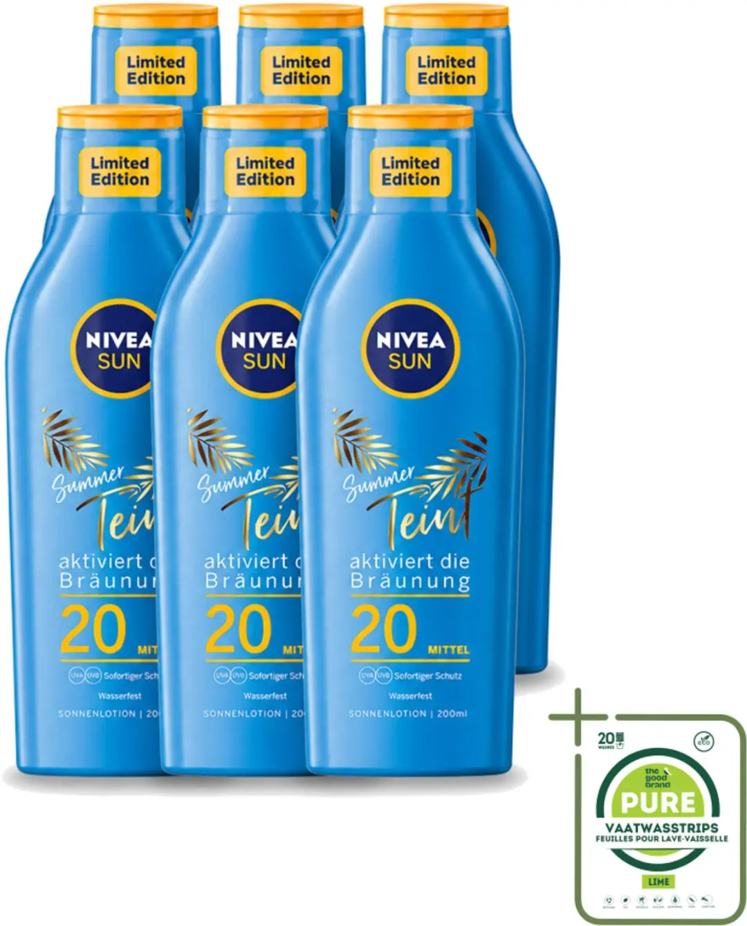 6 x Nivea Sun