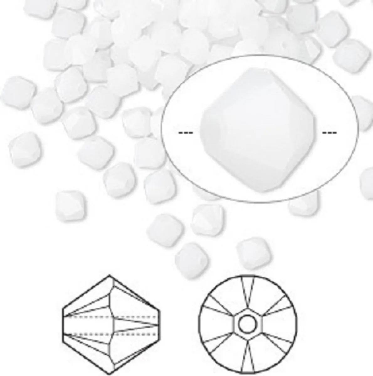 Swarovski Elements Xilion Bicone 4mm