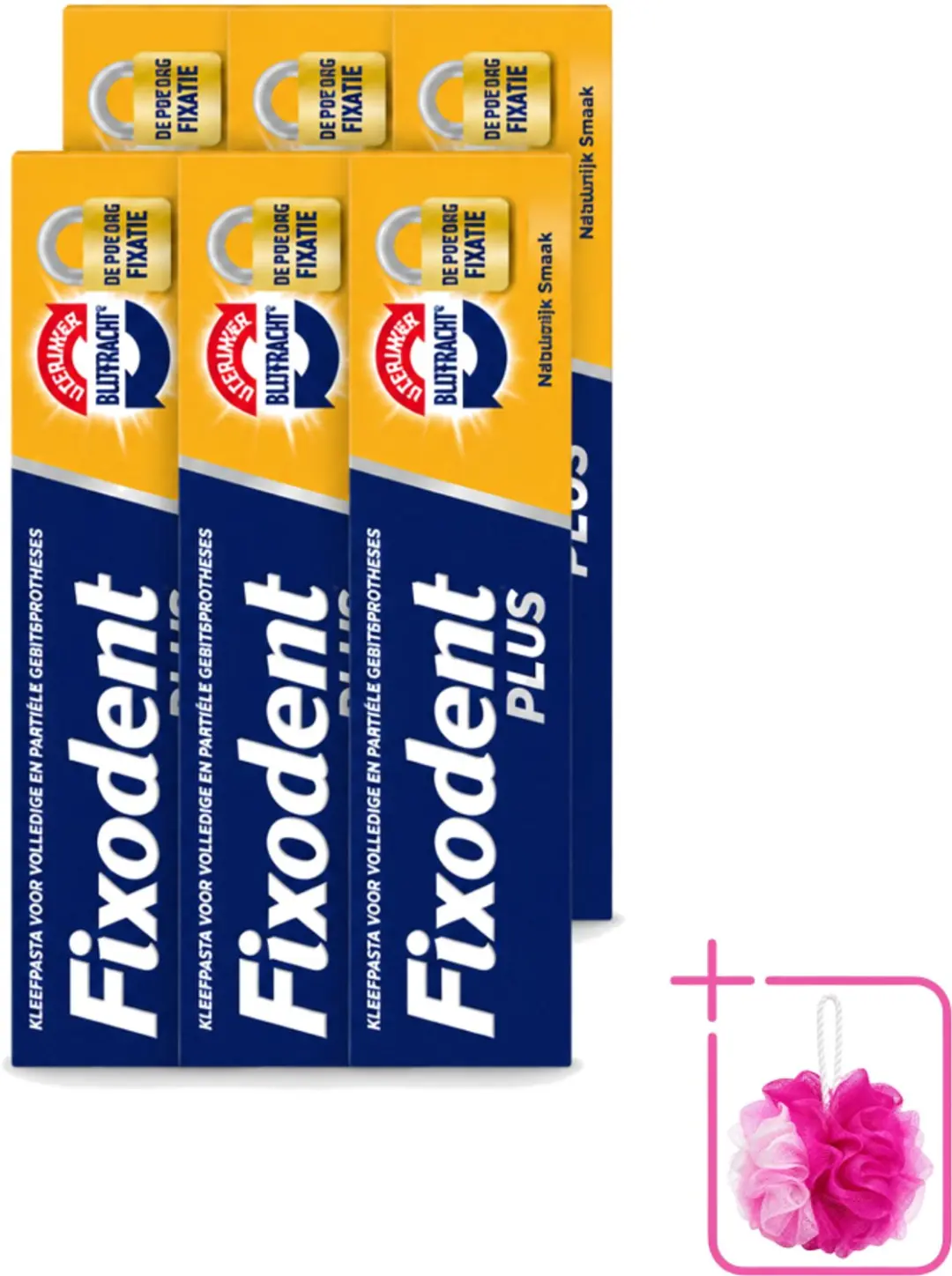 6 x Fixodent Plus
