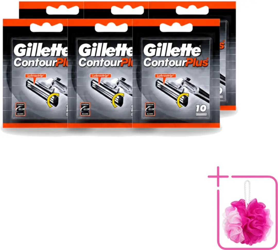 6 x Gillette Contour Plus