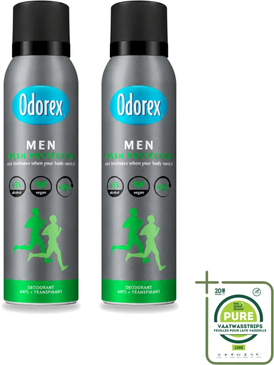 2 x Odorex Men