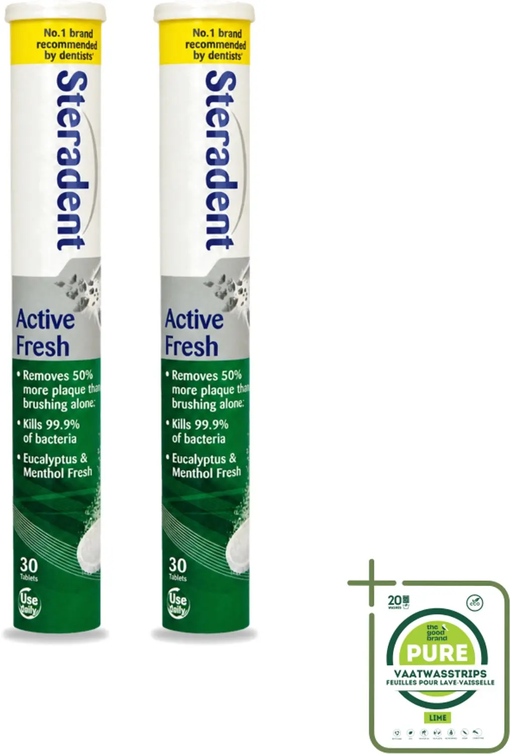 2 x Steradent