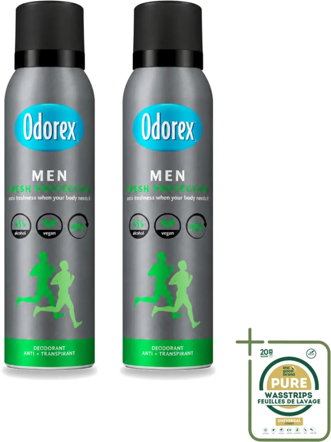 2 x Odorex Men