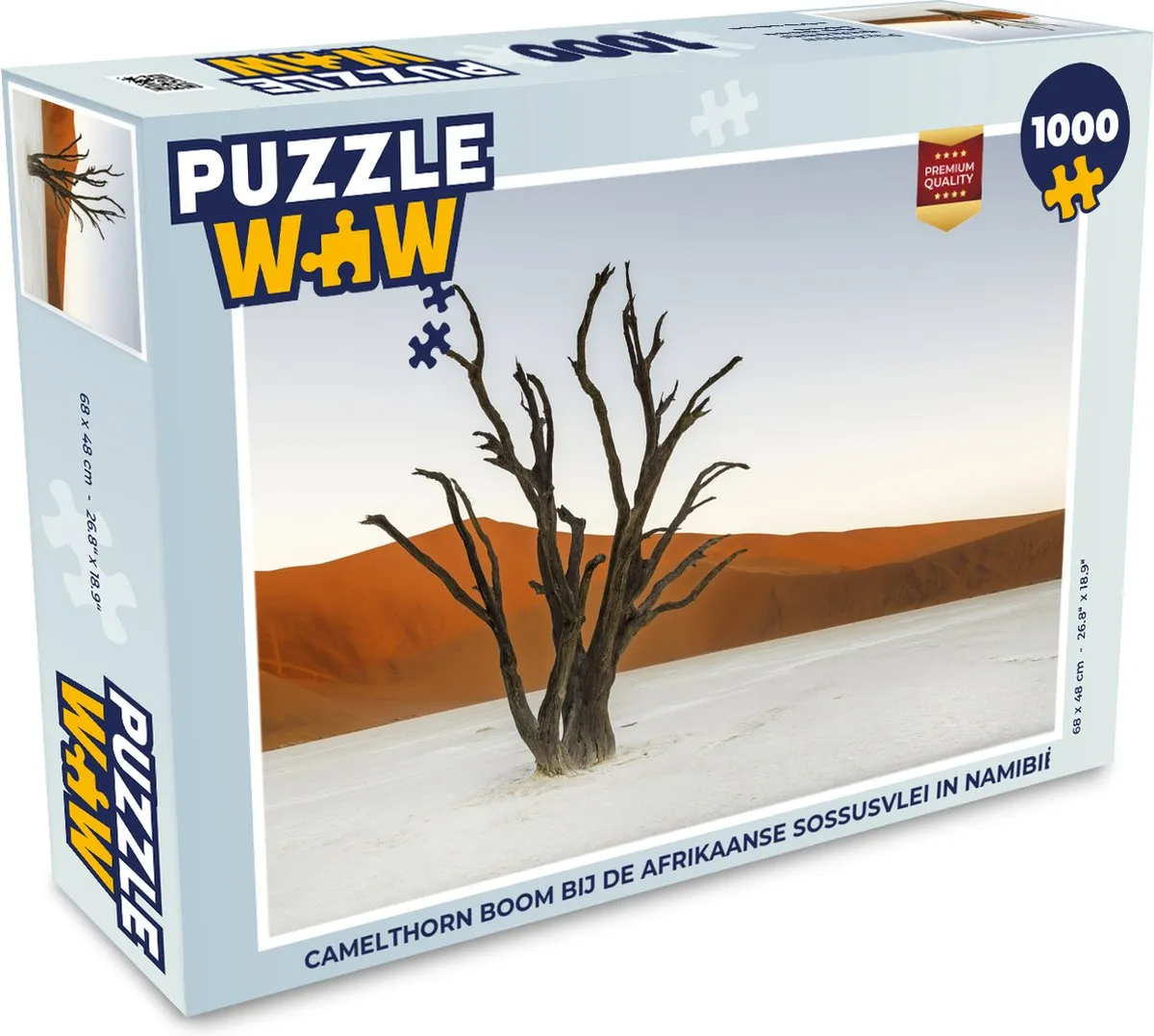 PuzzleWow Legpuzzel Camelthorn Boom Namibië 1000 Stuks - Multicolor