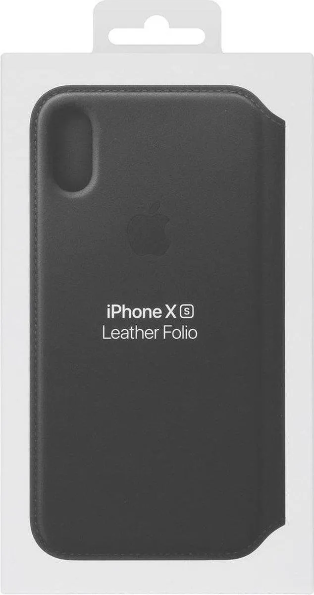 Apple Folio Hoesje MRWW2ZM/A - iPhone X/Xs - Zwart - afbeelding 6 van 6