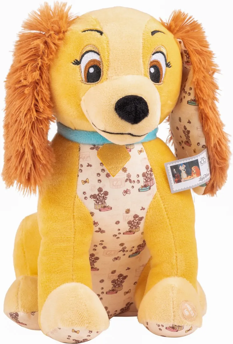 Disney Lady en de Vagebond Pluche Knuffel 27cm