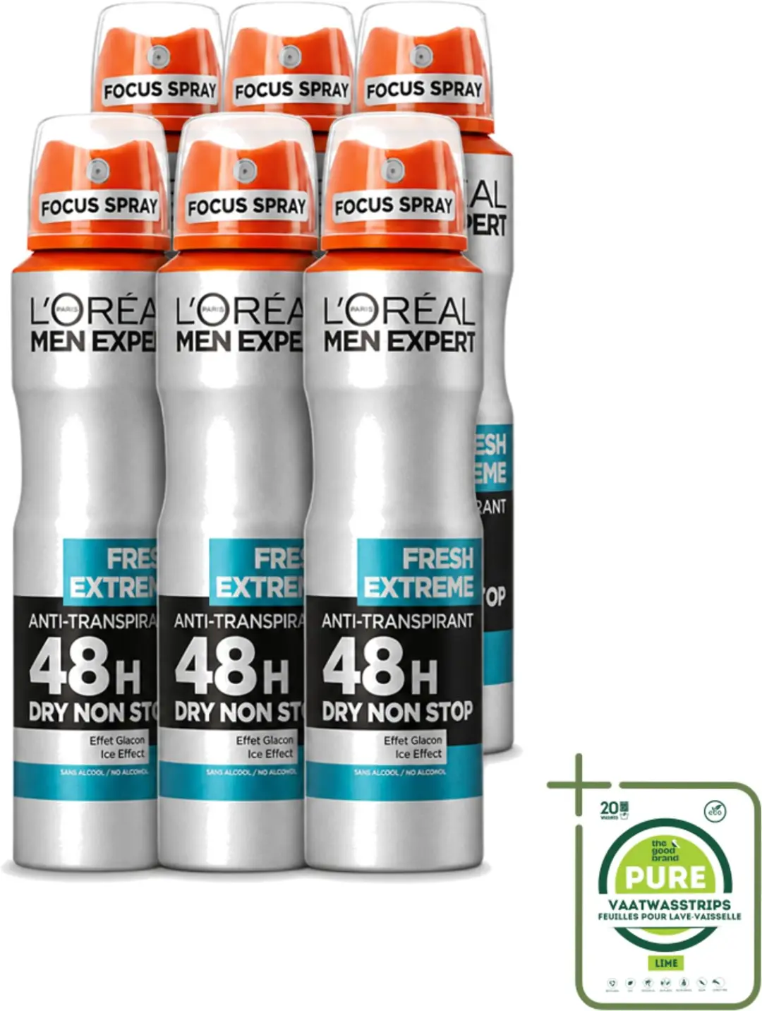 6 x L'Oréal Paris Men Expert Fresh Extreme
