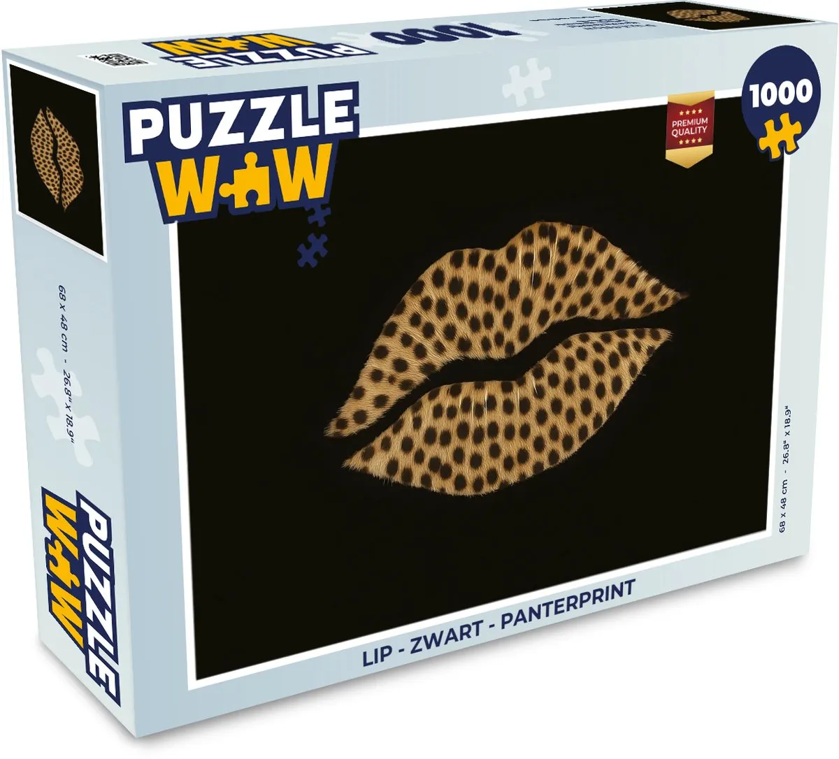 PuzzleWow Panterprint Legpuzzel 1000 Stuks