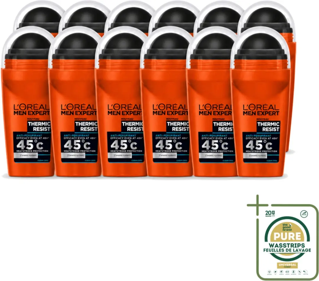 12 x L'Oréal Paris Men Expert Thermic Resist
