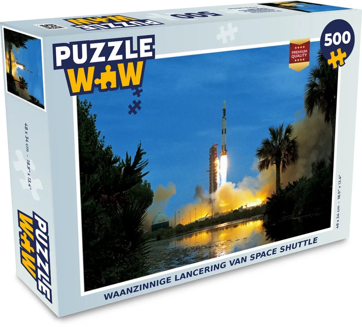 PuzzleWow Legpuzzel 500 Stuks - Multicolor - MPN 6017051318385