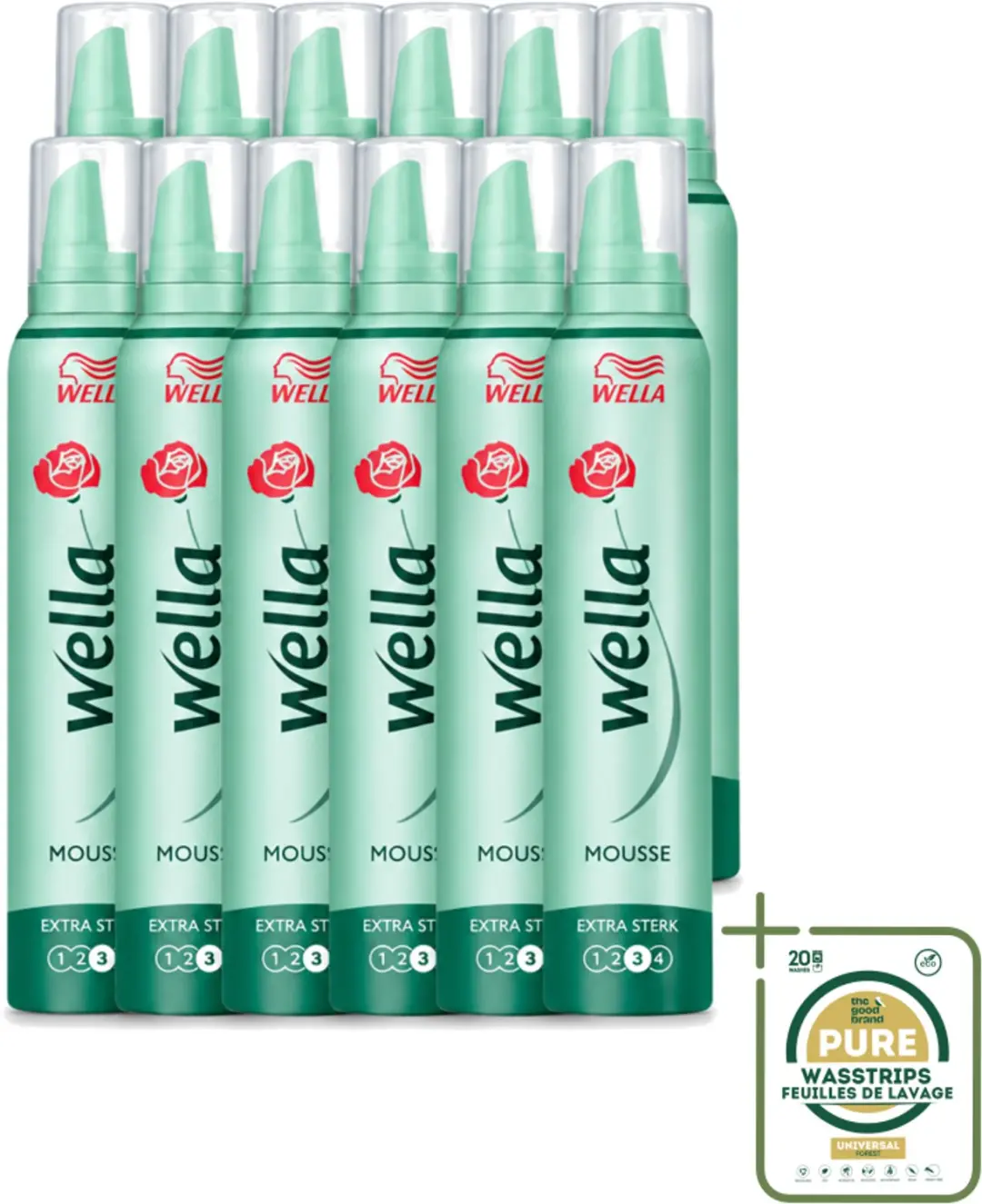 12 x Wella Forte Mousse Extra Strong