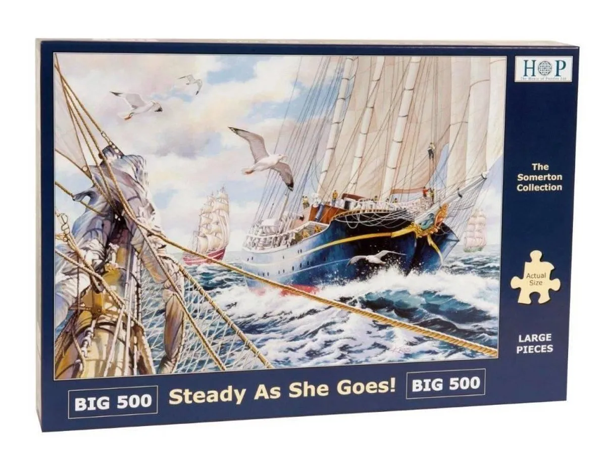 House Of Puzzles Steady As She Goes - 500 Stuks Puzzel - Multicolor
