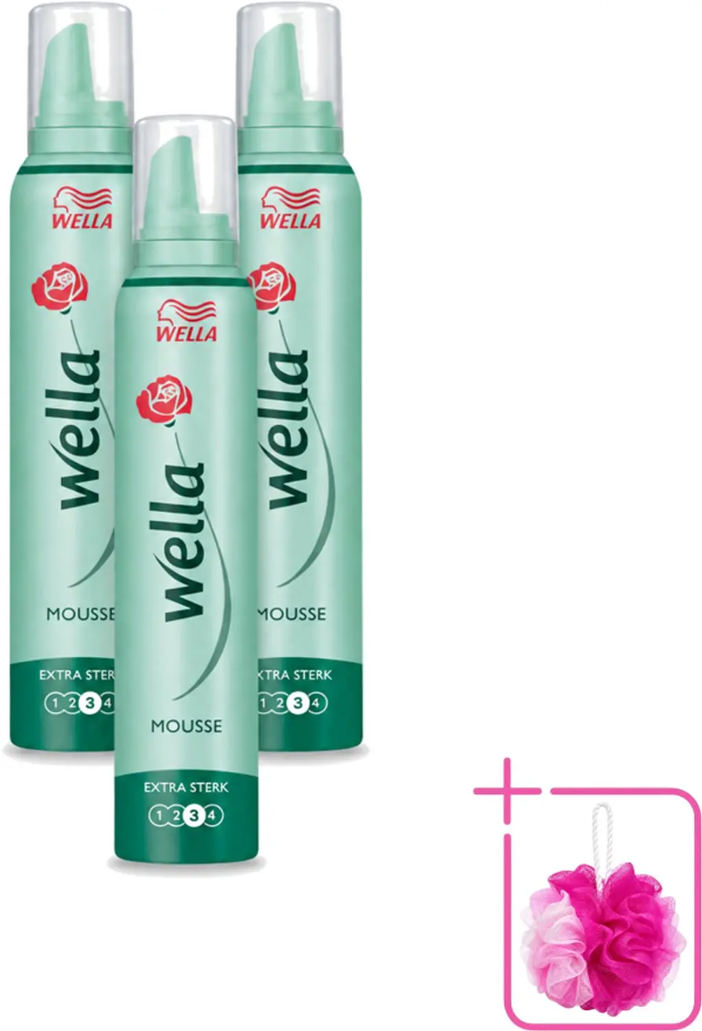 3 x Wella Forte Mousse Extra Strong