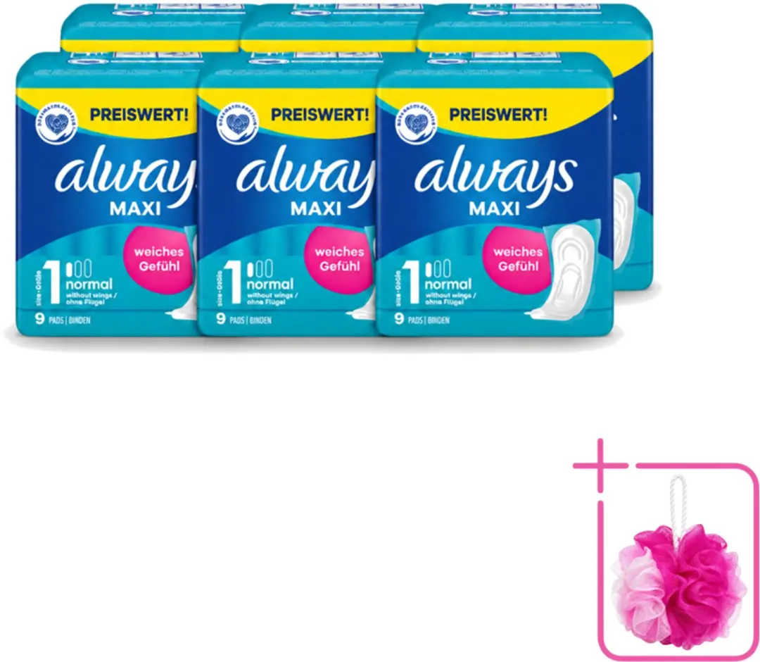 6 x Always Maxi