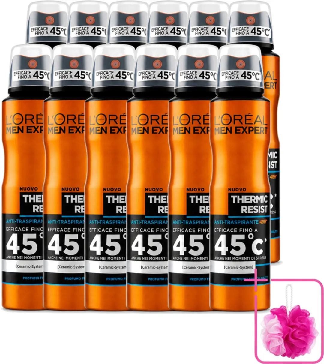 12 x L'Oréal Men Expert Deo Spray