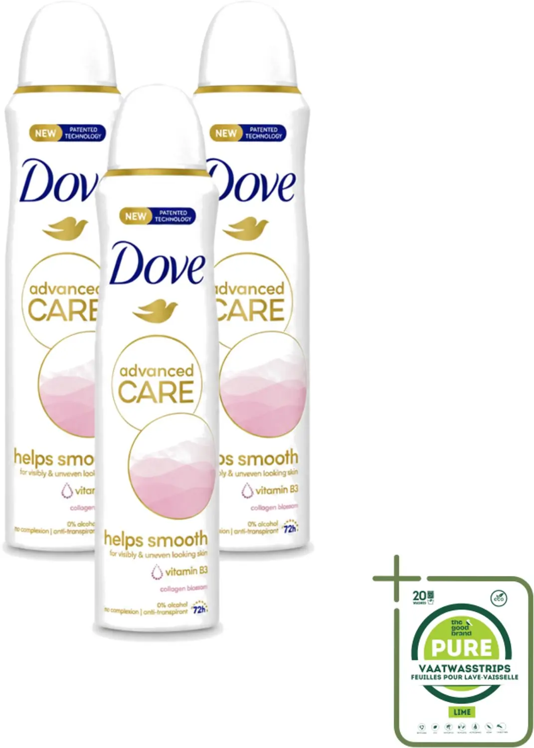 3 x Dove