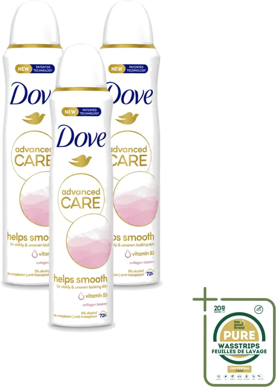 3 x Dove