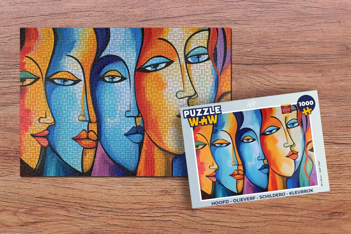 PuzzleWow Legpuzzel 1000 Stuks - Multicolor