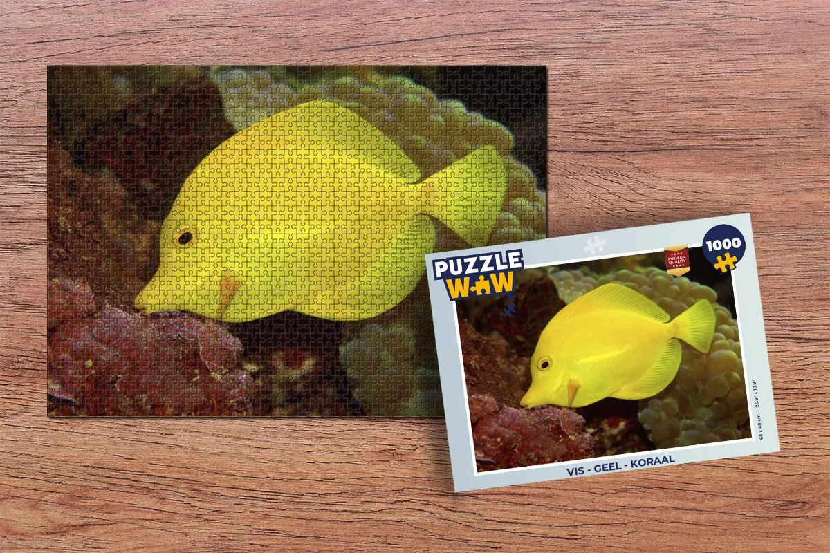 PuzzleWow Vis Puzzel 1000 Stuks - Multicolor