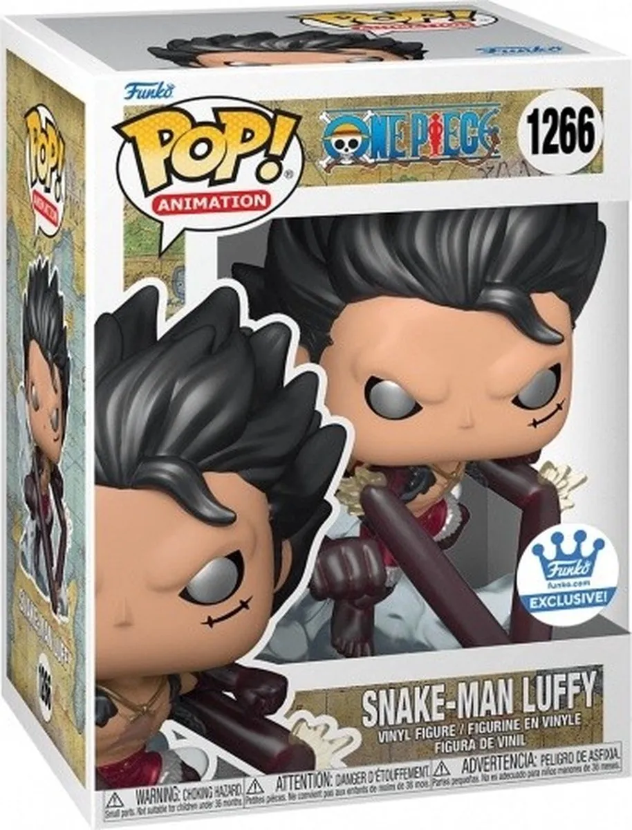 Funko Pop! One Piece Snake-Man Luffy #1266 Metallic