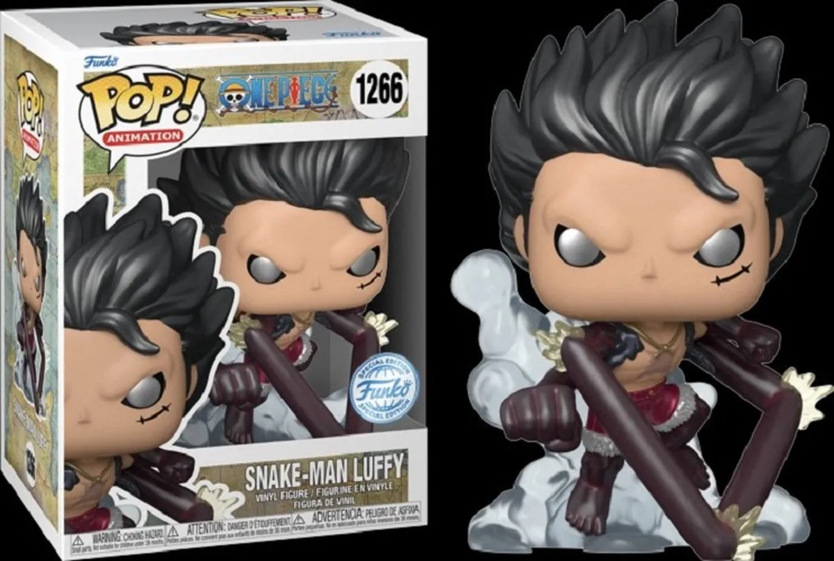 Funko Pop! One Piece Snake-Man Luffy #1266 Metallic