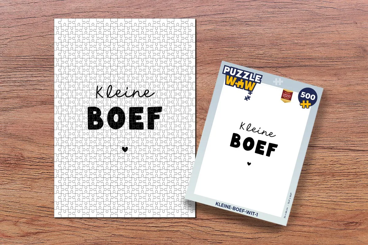 PuzzleWow Kleine Boef Legpuzzel 500 Stuks - Multicolor