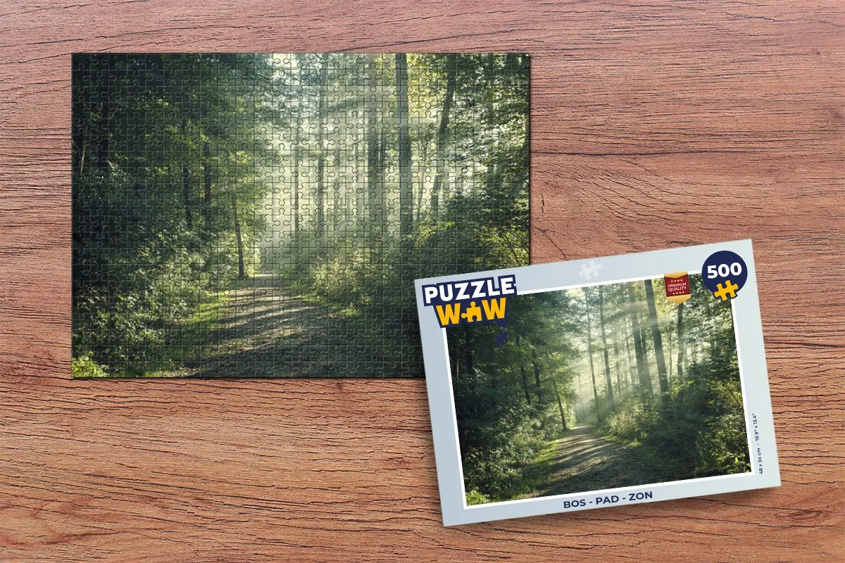 PuzzleWow Natuur Legpuzzel 500 Stuks - Multicolor