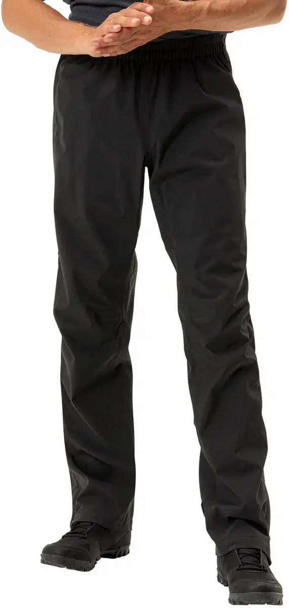 Vaude Yaras Rain Zip Pants IV Heren Fietsbroek - XL - Zwart - afbeelding 6 van 6