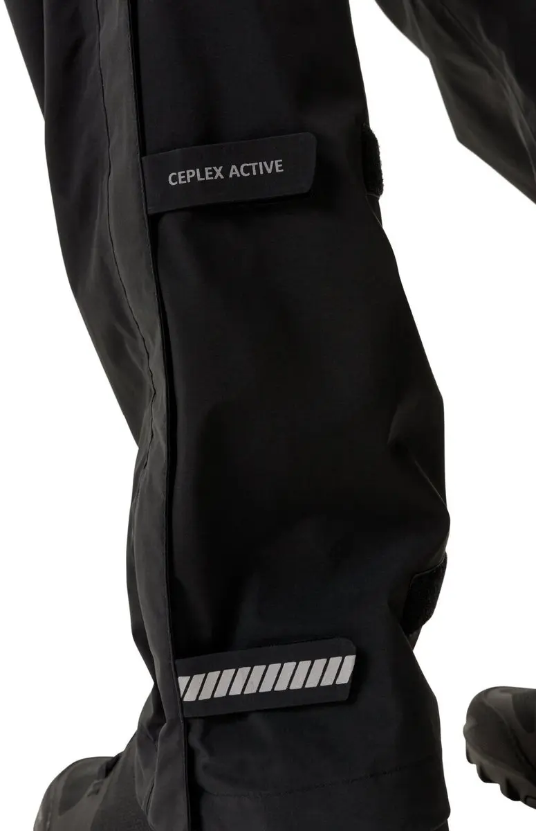 Vaude Yaras Rain Zip Pants IV Heren Fietsbroek - XL - Zwart - afbeelding 4 van 6